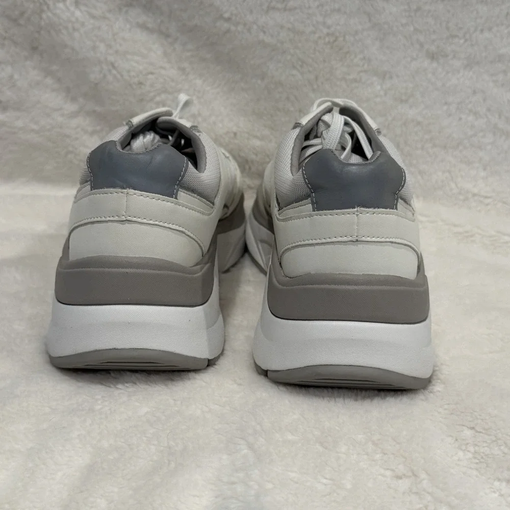 Rockport Women's ProWalker Shoes Sneakers Size 9 White Eco Grey Accents NWOB